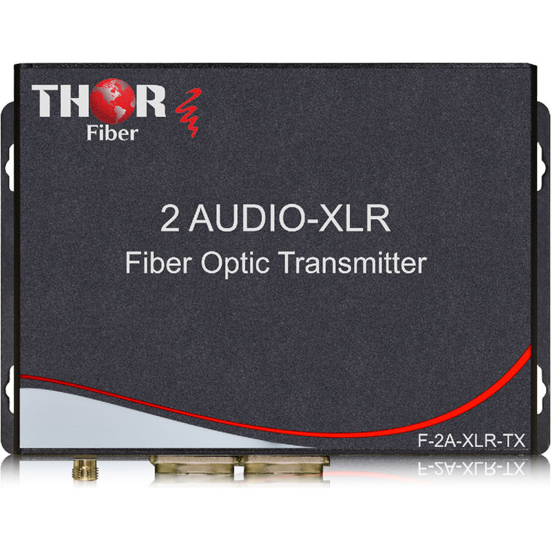 Thor 2-Channel XLR Audio over One Fiber Transmitter and Receiver Kit