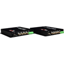 Thor 4-Channel Composite Video over Fiber Transmitter and Receiver Kit