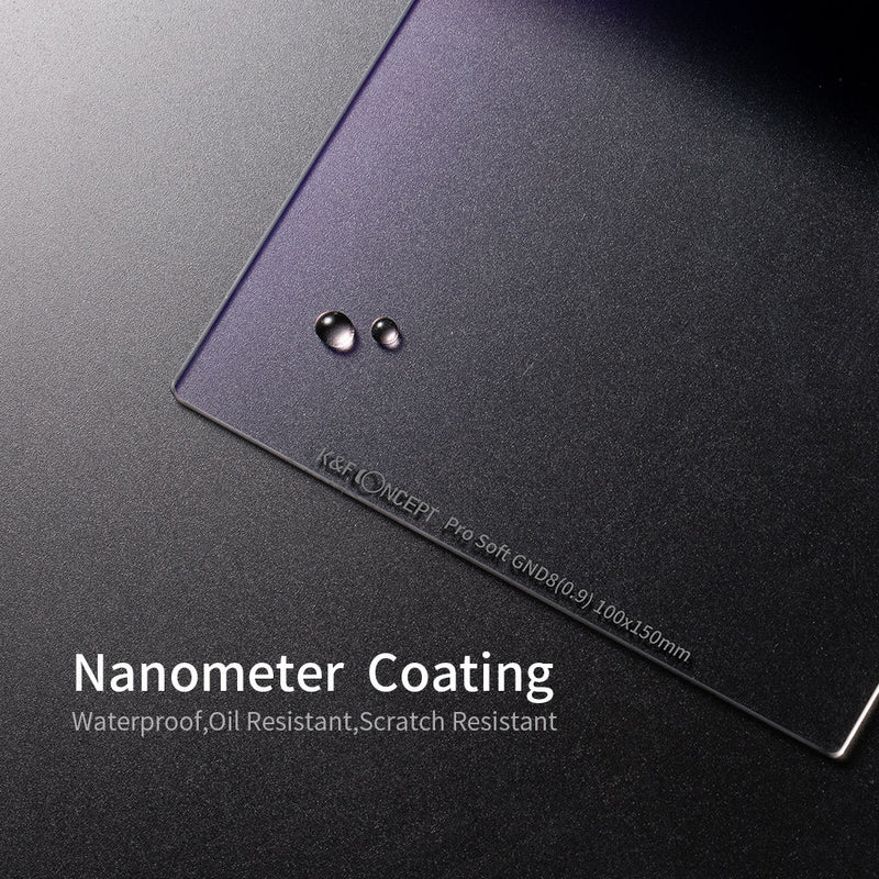 K&F Concept 100 x 150mm Soft Edge Graduated Neutral Density Filter (3 Stops)