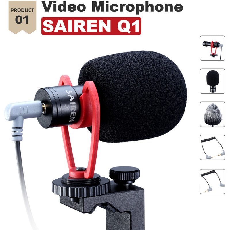 Ulanzi Smartphone Vlogging Kit with VM-Q1 Microphone & MT-04 Tabletop Tripod
