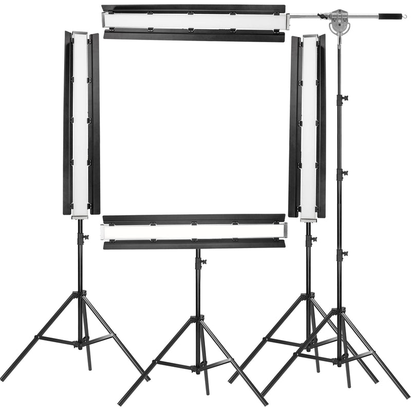 Genaray Bi-Color 36" Soft Strip 6-Light C-Stand Kit