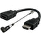 Simply45 Mini DisplayPort Male to HDMI Female Pigtail Dongle Adapter for The Dongler