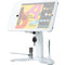 CTA Digital Kiosk Stand with Locking Case & Cable for iPad 10.2" (7th Gen, White)