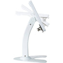 CTA Digital Kiosk Stand with Locking Case & Cable for iPad 10.2" (7th Gen, White)