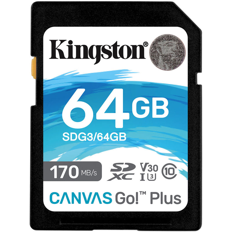 Kingston 128GB Canvas Go! Plus UHS-I SDXC Memory Card