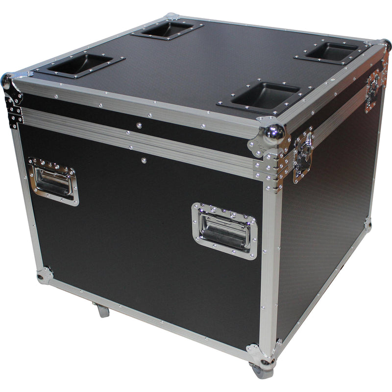 ProX Heavy Duty Utility Trunk Case with 4" Caster Wheels (Black)