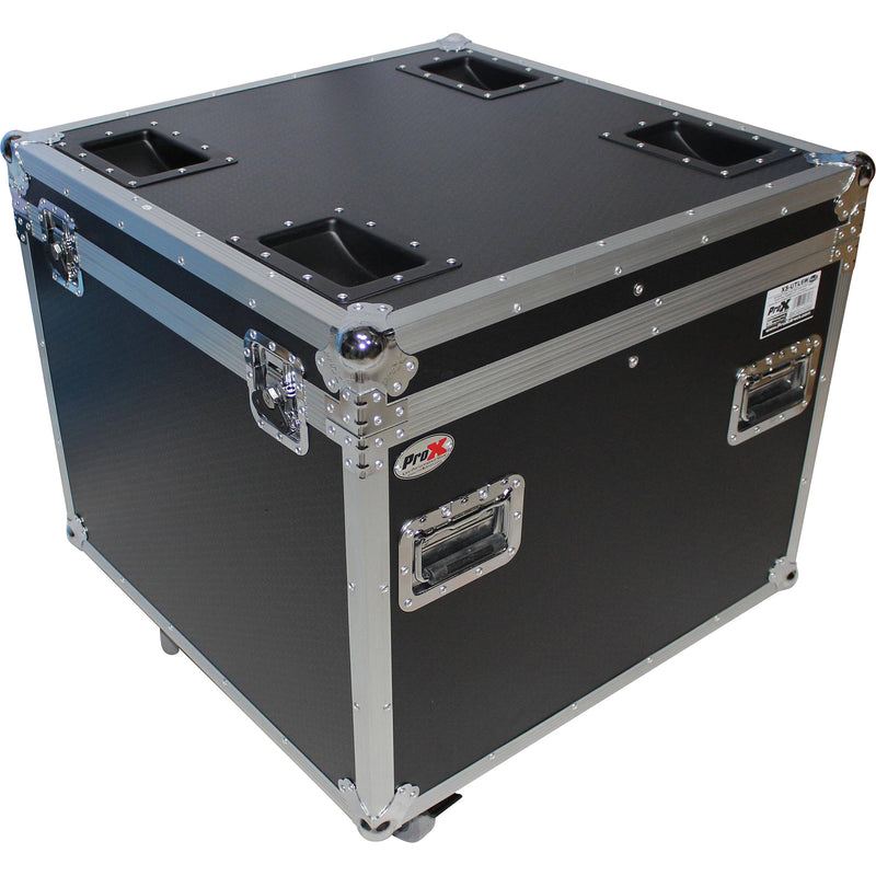 ProX Heavy Duty Utility Trunk Case with 4" Caster Wheels (Black)