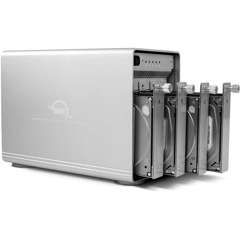 OWC 64TB Mercury Elite Pro Quad 4-Drive HDD Storage Solution (RAID 5)