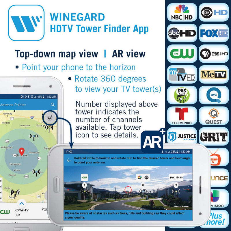 Winegard LNA-100 Boost In-Line HDTV Antenna Amplifier