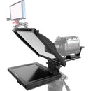 Prompter People PAL12 Prompter Pal Teleprompter with Auto-Reversing Monitor, 12 x 12" Glass, and Camera Sled