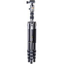 Vanguard VEO 3 GO 204AB Aluminum Tripod/Monopod with T-45 Ball Head, Smartphone Connector, and Bluetooth Remote