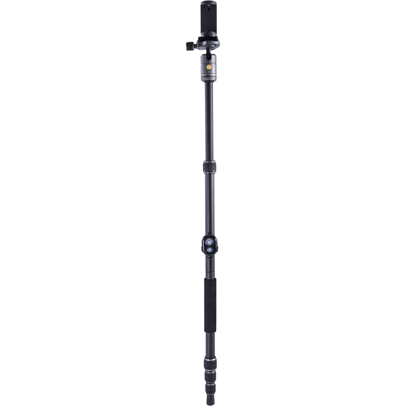 Vanguard VEO 3 GO 204AB Aluminum Tripod/Monopod with T-45 Ball Head, Smartphone Connector, and Bluetooth Remote