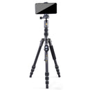 Vanguard VEO 3 GO 204AB Aluminum Tripod/Monopod with T-45 Ball Head, Smartphone Connector, and Bluetooth Remote