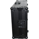 ProX Flight Case with Shelf for Numark Mixtrack 3 / Pro 3 / Platinum Controller (Black on Black)