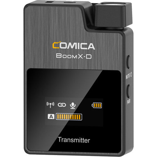 Comica Audio BoomX-D D2 Ultracompact 2-Person Digital Wireless Microphone System for Mirrorless/DSLR Cameras (2.4 GHz)