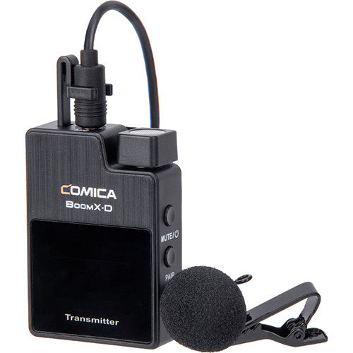 Comica Audio BoomX-D D2 Ultracompact 2-Person Digital Wireless Microphone System for Mirrorless/DSLR Cameras (2.4 GHz)