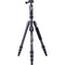 Vanguard VEO 3 GO 204CB Carbon Fiber Tripod/Monopod with T-45 Ball Head, Smartphone Connector, and Bluetooth Remote