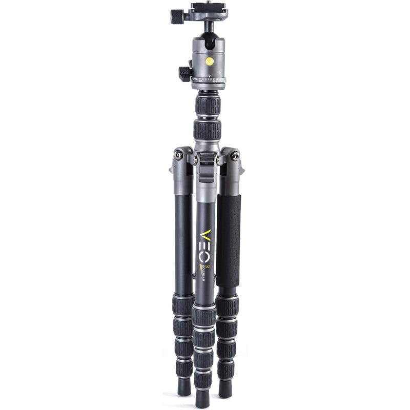 Vanguard VEO 3 GO 235AB Aluminum Tripod/Monopod with T-50 Ball Head, Smartphone Connector, and Bluetooth Remote