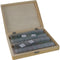 BRESSER 100-Piece Prepared Microscope Slides Set (Biology, Wooden Box)
