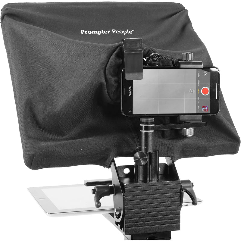 Prompter People PAL12 Prompter Pal Teleprompter with Auto-Reversing Monitor, 12 x 12" Glass, and Camera Sled