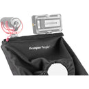 Prompter People PAL12 Prompter Pal Teleprompter with Auto-Reversing Monitor, 12 x 12" Glass, and Camera Sled