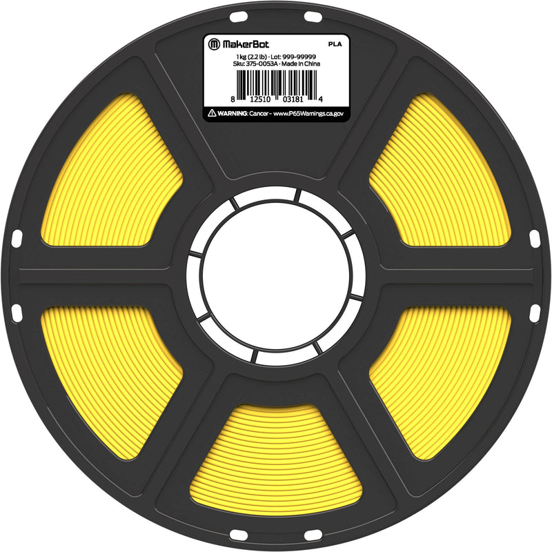 MakerBot 1.75mm PLA Filament for SKETCH (2.2lb, Yellow)