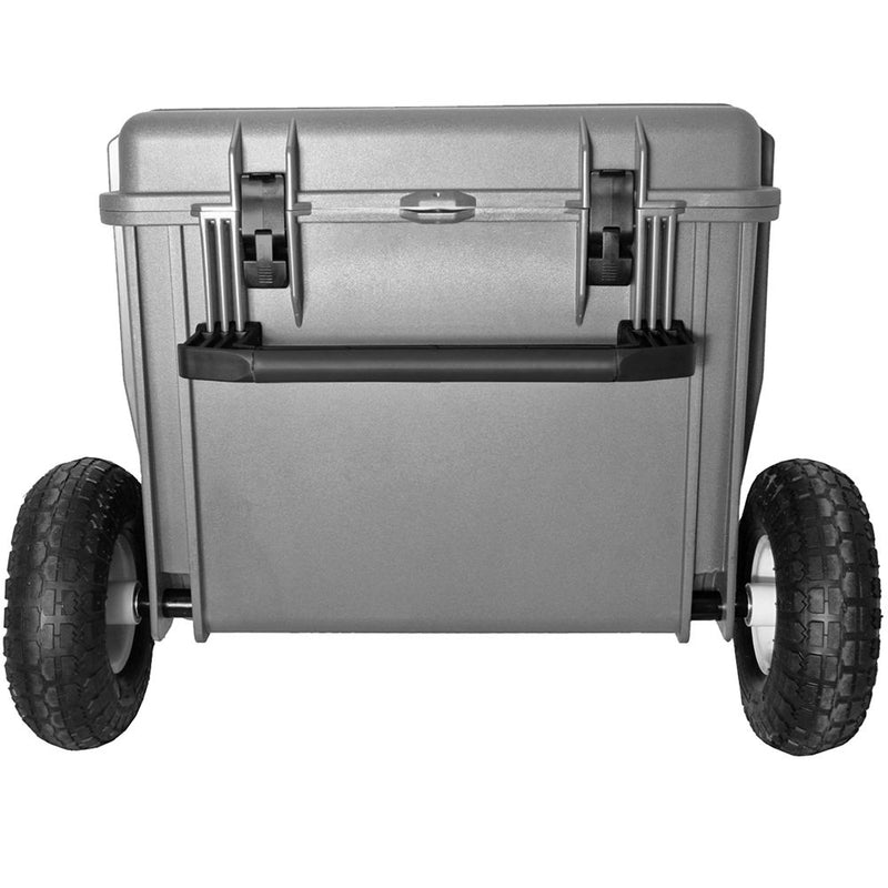 Porta Brace Trunk-Style Hard Case with Off-Road Wheels without Foam (Platinum)