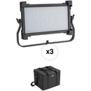 Genaray Spectro LED 800B1 Bi-Color Studio LED Two Light Kit