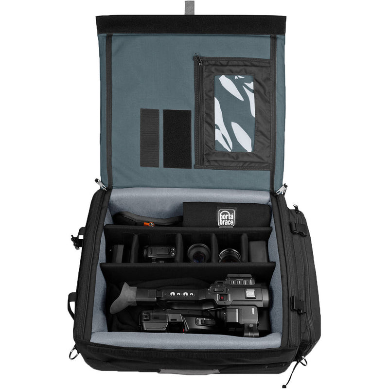 Porta Brace PB-2750ICH Backpack - Hard Case Interior System (Silver Platinum Shell/Black Backpack)