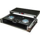 ProX Flight Case with Shelf for Numark Mixtrack 3 / Pro 3 / Platinum Controller (Black on Black)