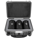 Porta Brace Hard Case with Three 7" Lens Cups (Platinum)
