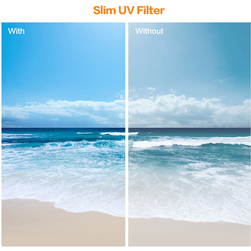 K&F Concept Green Multi-Coated Schott B270 German Optics Slim UV Filter (72mm)