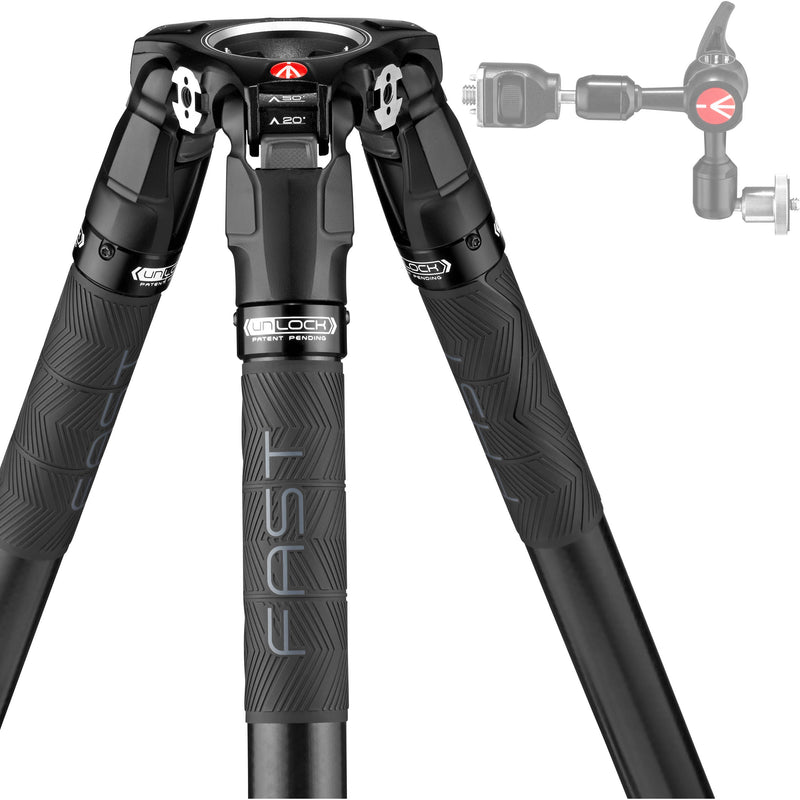 Manfrotto 635 FAST Single Tube Carbon Fiber Tripod Legs