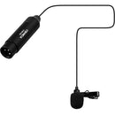Comica Audio CVM-V02C Cardioid Lavalier Microphone with XLR Connector (6' Cable)