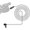 Comica Audio CVM-V02C Cardioid Lavalier Microphone with XLR Connector (6' Cable)