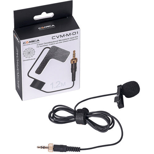 Comica Audio CVM-M-O1 Omnidirectional Lavalier Microphone for Comica and Sennheiser Wireless Transmitters