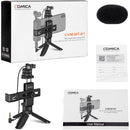 Comica Audio CVM-MT-K1 Camera-Mount Stereo Microphone with Smartphone Monitor Kit for DJI Osmo Pocket