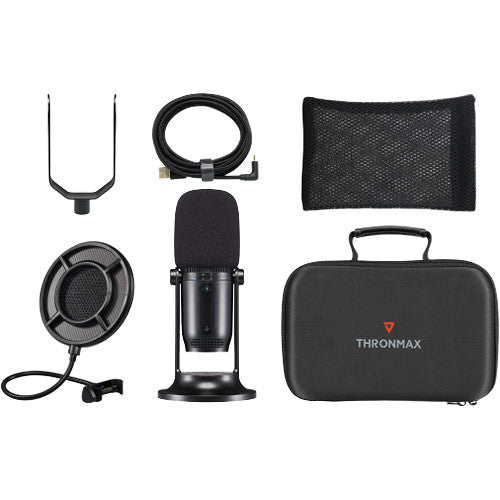 THRONMAX MDrill One Pro USB Microphone Kit (Jet Black)