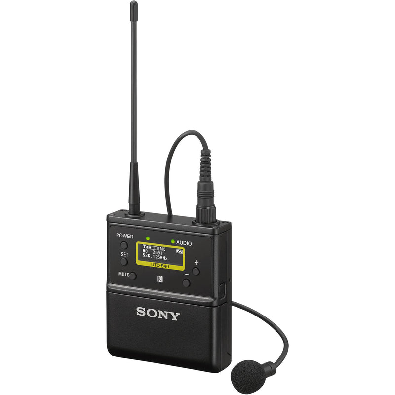 Sony UWP-D26 Camera-Mount Wireless Combo Microphone System Kit with Case (UC14: 470 to 542 MHz)