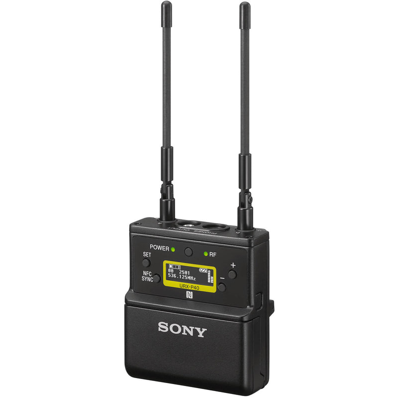Sony UWP-D26 Camera-Mount Wireless Combo Microphone System Kit with Case (UC14: 470 to 542 MHz)