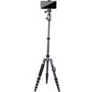 Vanguard VEO 3 GO 235CB Carbon Fiber Tripod/Monopod with T-50 Ball Head, Smartphone Connector, and Bluetooth Remote