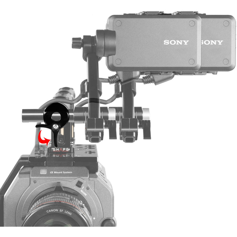 SHAPE 15mm Rod Clamp with 3/8"-16 ARRI Accessory Mount