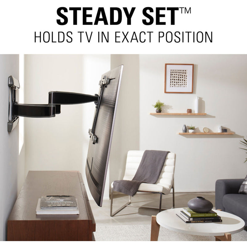 SANUS VLF728 Full-Motion Wall Mount for 42 to 90" Displays (Black)