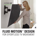 SANUS VMF720 Full-Motion Wall Mount for 32 to 55" Displays (Black)