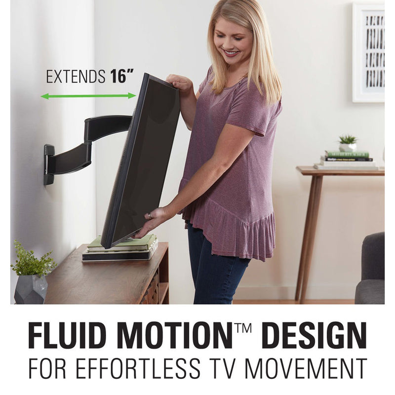 SANUS VSF716 Full-Motion Wall Mount for 19 to 40" Displays (Black)