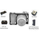 FILMCITY DSLM Video Cage with Top Handle for Select Sony Mirrorless