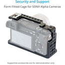 FILMCITY DSLM Video Cage with Top Handle for Select Sony Mirrorless