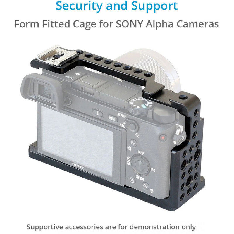 FILMCITY DSLM Video Cage with Top Handle for Select Sony Mirrorless