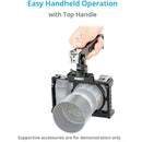 FILMCITY DSLM Video Cage with Top Handle for Select Sony Mirrorless