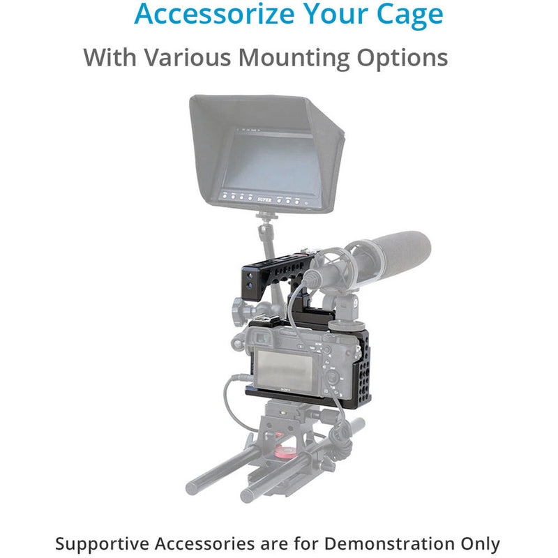 FILMCITY DSLM Video Cage with Top Handle for Select Sony Mirrorless